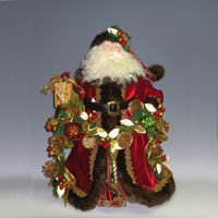 Kurt S. Adler, Inc. Kurt Adler 23'' Fabric Decorated Santa Tablepiece