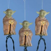 Kurt S. Adler- Inc.  Kurt Adler UL 10-Light Star Wars Plastic Yoda Light Set