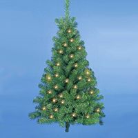 Kurt S. Adler- Inc. TR1075 Kurt Alder 36'' Pre-Lit Norway Pine Wall Tree