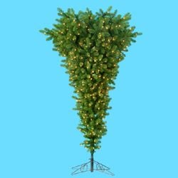 Kurt S. Adler- Inc. TR2133 Kurt Adler 7.5' Pre-Lit Upside Down Tree -  Kurt S. Adler Inc