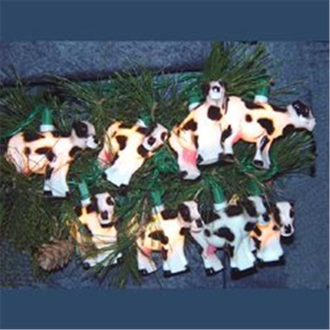 Kurt S. Adler  Inc. UL0515 Kurt Adler 10-Light Cow Light Set