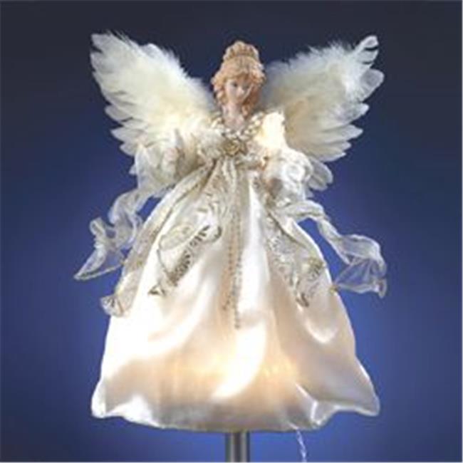 Kurt S. Adler - Inc. UL2146 Kurt Adler 12 10-Light Elfenbein und Gold Engel Baumkrone - Bild 1 von 1