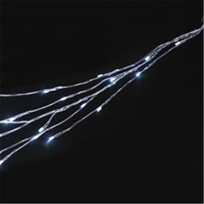 Kurt S. Adler- Inc. P7392TW Kurt Adler 6 Feet LED Twinkle Silver Branch Garland