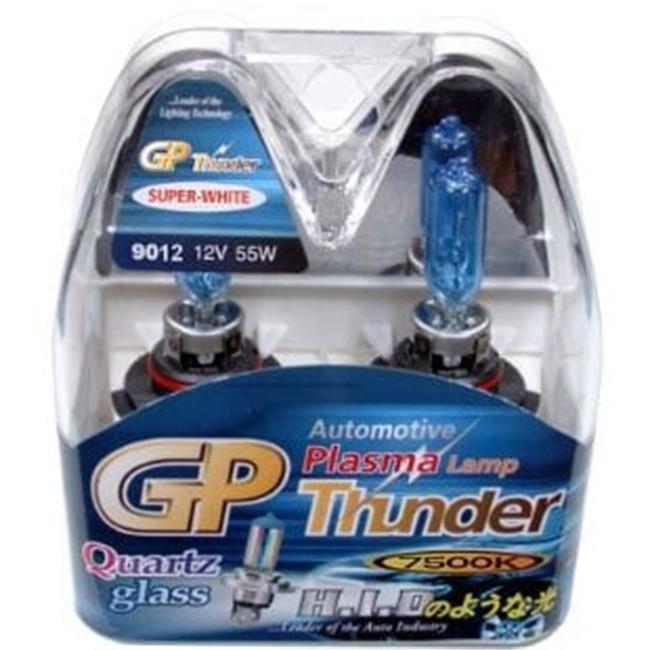 GP Thunder 7500K 9012 9012LL HIR2 Xenon Quartz Halogen Super White Light Bulb...