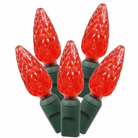 50Lt LED Red/GW C6 Ec Set  6''x25'L