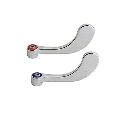 Picture of Chicago Faucets 317-PRJKCP Pair of 4 in. Wrist Blade Sixteen Point Tapered Broach Handles
