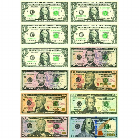 Picture of Ashley Productions ASH10066 Math Die Cut Magnets U.S. Dollars