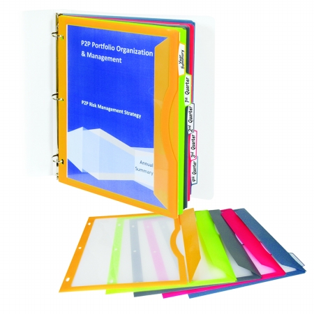 Picture of C-Line Products Inc CLI06650 C Line Binder Pockets With Write On