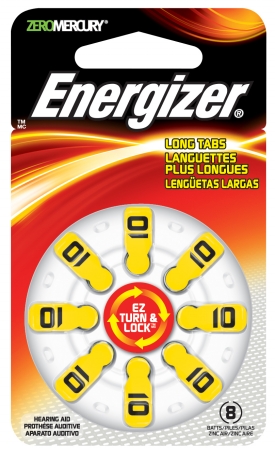 Picture of Energizer - Eveready AZ10DP-8 8 Count 1.4 Volt No.10 Hearing Aid Batteries