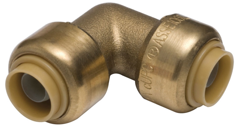 3/8 in. Push X 3/8 in. D Push Brass Elbow