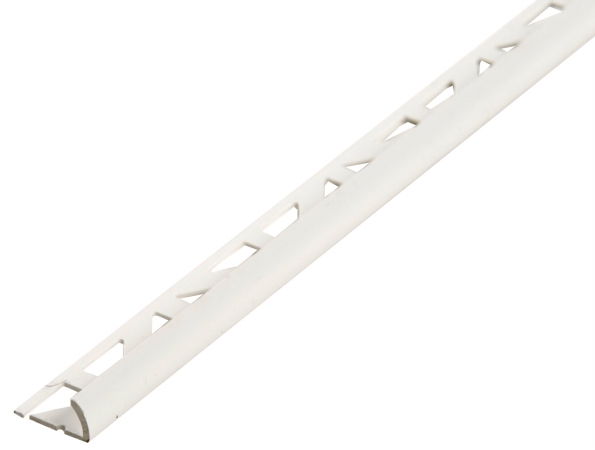 3-8 in. X 96 in. White Tile Cap