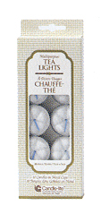 Candle-lite  10 Count White Unscented Tealite Pack Of 12
