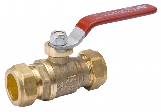 B And K Industries .50 in. Compression Ball Valve