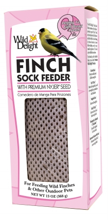Picture of D&amp;d Commodities Ltd. 383040 13 Oz Pink Mesh Sock Finch Feeder 