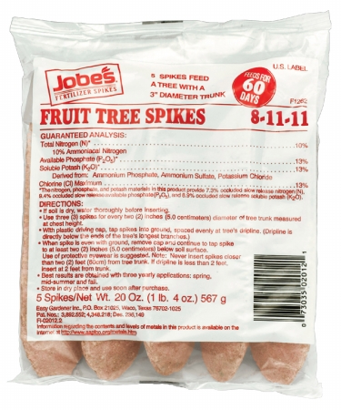 Picture of Easy Gardner-spikes 02012 Fruit Tree Spikes 8-11-11 5 Count
