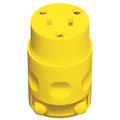 Leviton Mfg 000-115CV-000 15 Amp Yellow 125 Volt Polarized Cord Outlet Leviton Mfg 000-115CV-000 15 Amp Yellow 125 Volt Polarized Cord Outlet