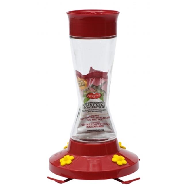 Woodstream 210PB 16 Oz Clear Glass Hummingbird Feeder