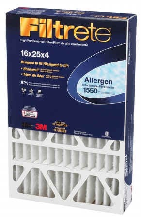 Picture of 3m DP01DC-4 16 in. X 25 in. X 4 in. Allergen Reduction Filters 1550 Pack Of 4