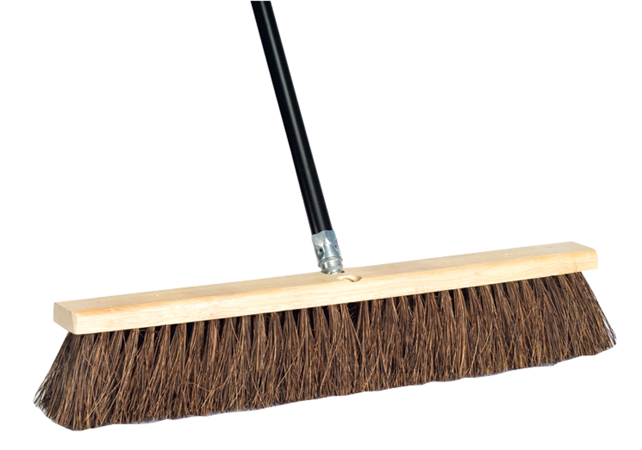 Picture of Dqb Industries 09981 18 in. Palmyra Push Broom With 60 in. Wood Handle