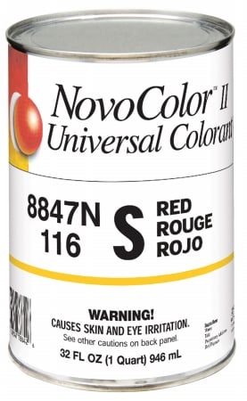 Brand 76-8847N QT 1 Quart S Red NovoColor II -  Valspar