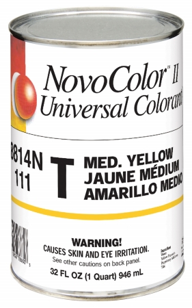 Brand 768814N QT 1 Quart T Med Yellow NovoColor II
