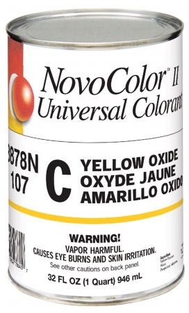 Brand 768878N QT 1 Quart C Yellow Oxide NovoColor II
