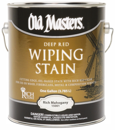 1 Gal 15001 Rich Mahogany Interior Oil-Based Wiping Stain