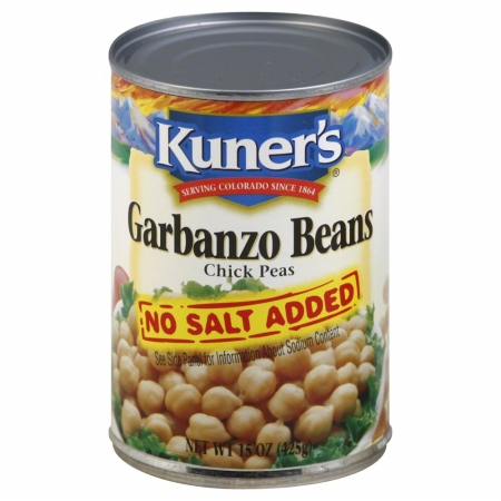Picture of KUNERS BEAN GARBANZO NO SALT-15 OZ -Pack of 12