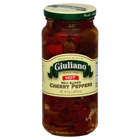 Picture of GIULIANO PEPPER CHRY HOT SLCD-16 OZ -Pack of 6