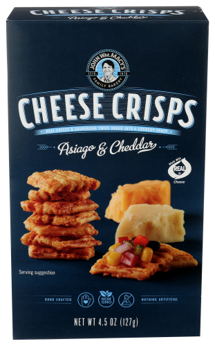 Picture of MACYS CHEESE CRISP ASIAGO CHDR-4.5 OZ -Pack of 8