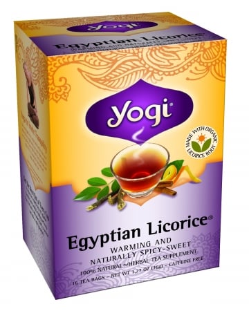 YOGI TEAS TEA EGHPTN LICORICE ORG3-16 BG -Pack of 6