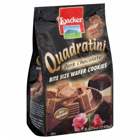 Picture of LOACKER WAFER QUDRTNI DRK CHOC 250G-8.82 OZ -Pack of 8