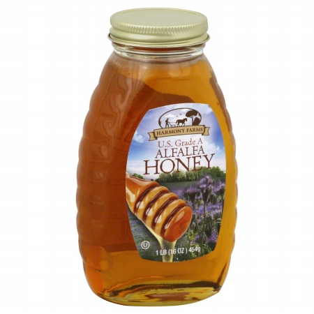 Picture of HARMONY FARMS HONEY ALFALFA-16 OZ -Pack of 6