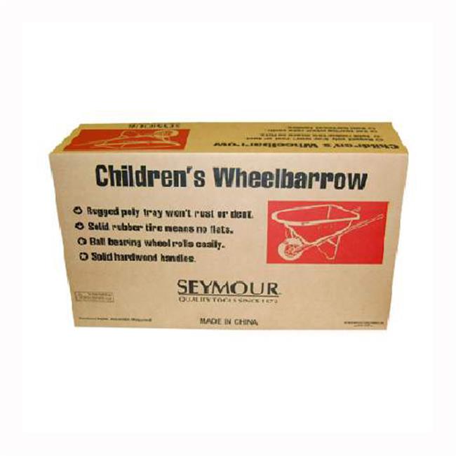 Seymour Midwest Llc WB-JRB Kid in.s Red Wheelbarrow Kit for Children