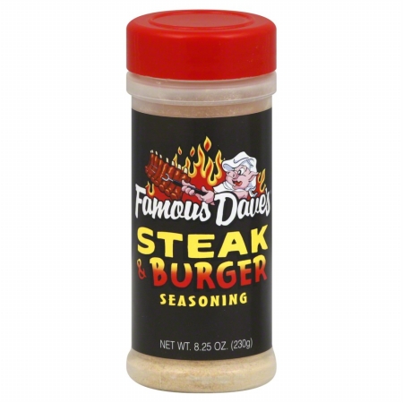 Picture of Famous Daves Seasoning Steak Burger-8.25 Oz -Pack Of 12