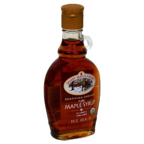 SHADY MAPLE FAR  403764 SHADY MAPLE FARM SYRUP MAPLE A GLSS ORG - Pack of 6 - 8 OZ