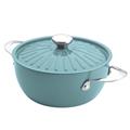 Rachael Ray 16295 4.5-Quart Covered Round Casserole - Agave Blue Rachael Ray 16295 4.5-Quart Covered Round Casserole - Agave Blue
