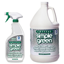 Picture of Simple Green SPG19128 Crystal Industrial Cleaner Degreaser- Bottle- 1Gal- Clear
