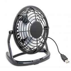 Picture of SYBA SY-ACC65055 High Velocity Mini USB Fan- 5oz Lightweight Design- 360 Degree Up Down Angle Adjustment