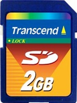 Picture of Transcend TS2GSDC Transcend 2Gb Secure Digital -Sd - Memory Card