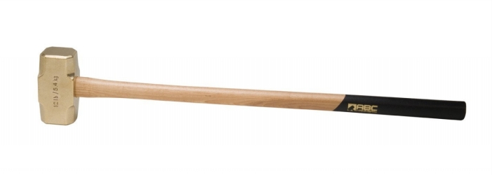 Picture of ABC Hammers- Inc. ABC12BW 12 lb. Brass Hammer with 32 inch  Wood Handle