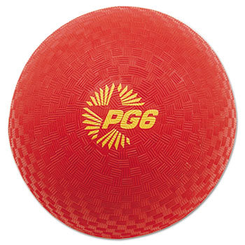 Picture of Champion Sport PG6RD Playground Ball, 6'' Diameter, Red