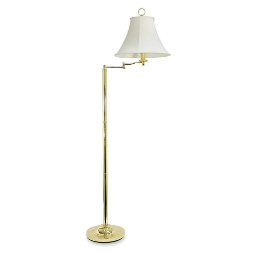 Picture of Luxo Corp L579BR Brass Swing Arm Incandescent Floor Lamp&#44; 58&apos;&apos; High