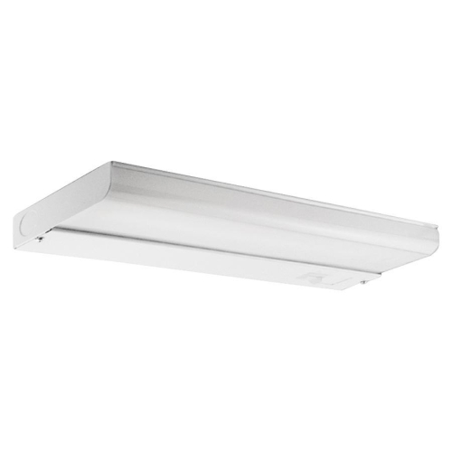 Luxo Corp L9011 Under-Cabinet Fluorescent Fixture, Steel, 18-3/4 x 4, White