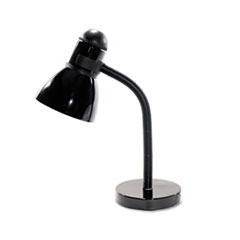 Luxo Corp L9090 Advanced Style Incandescent Gooseneck Desk Lamp, 16'' High, Black