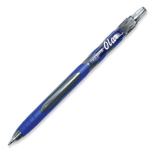 . 23520 OLA Ballpoint Retractable Pen, Blue Ink, Medium, Dozen