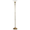 Luxo Corp L9003 Incandescent 3-Level Torchiere, Alabaster Shade, 68-1/2''h, Antique Brass Luxo Corp L9003 Incandescent 3-Level Torchiere, Alabaster Shade, 68-1/2''h, Antique Brass