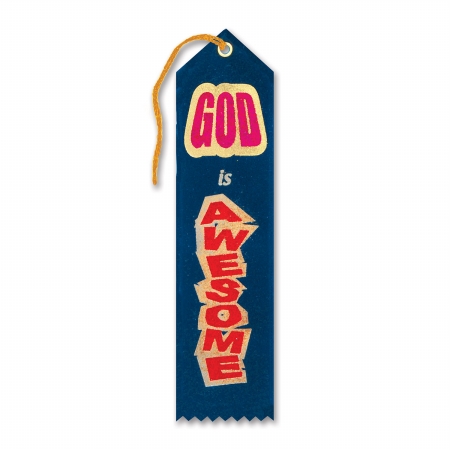 Picture of Beistle Company AR803 God Is Awesome Ribbon - Pack of 6