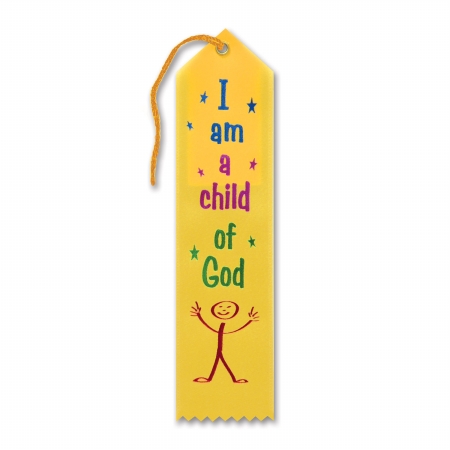 Picture of Beistle Company AR844 I Am A Child Of God Ribbon - Pack of 6