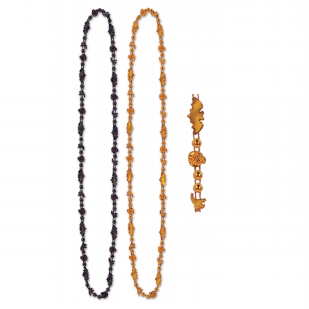 Picture of Beistle Company 00147 Halloween Beads - Pack of 12